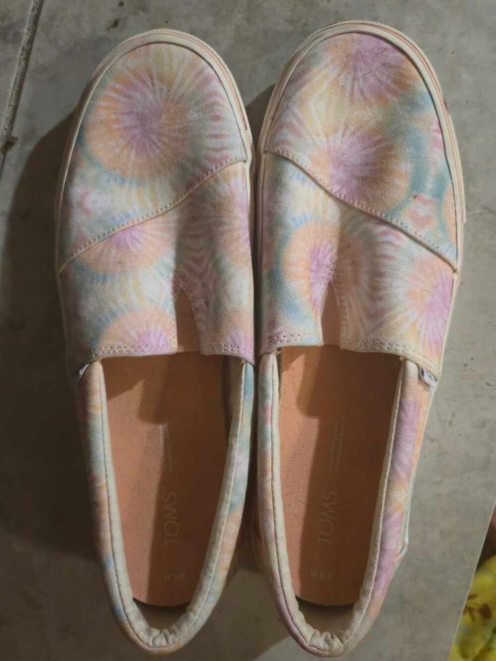 Toms Women's Pastel Tie-Dye Slip-On Loafers